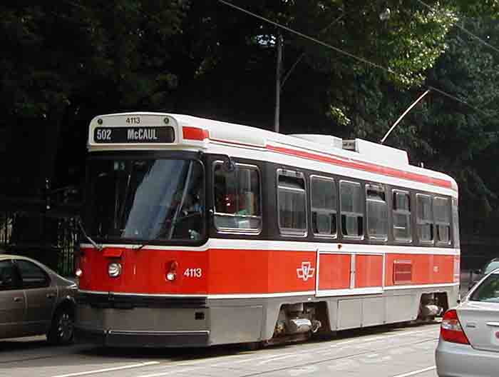 Toronto Transit Commission CLRV streetcar 4113